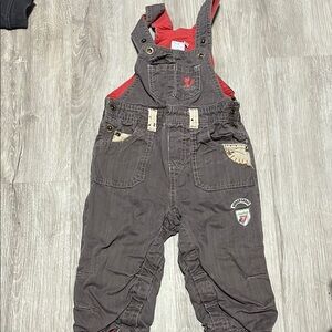 Cadet Rousselle Kids Brown Overalls 18M